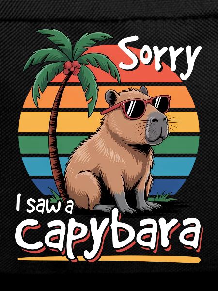 Funny aesthetic Kawaii Capybara