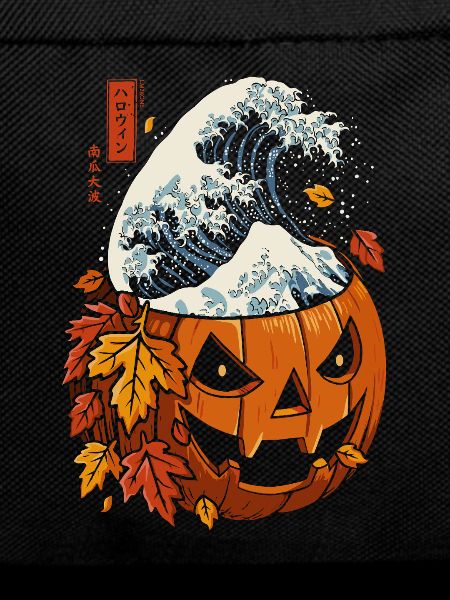 Halloween Fall - Pumpkin Wave Kanagawa