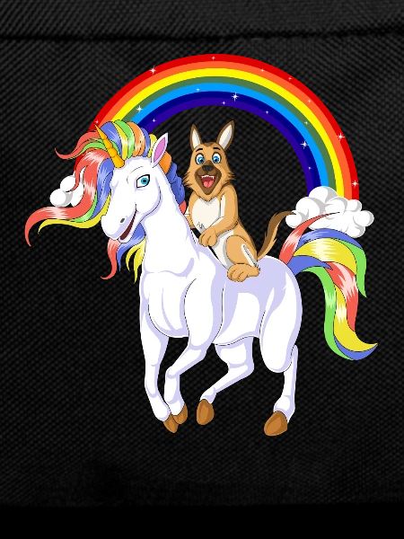 Deutscher Schäferhund Einhorn
