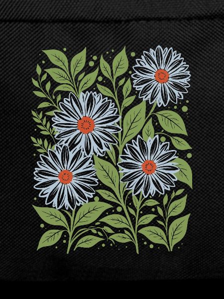 Daisies in Sky Blue Floral