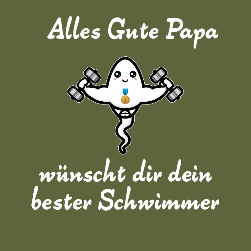Alles Gute Papa wünscht dir dein bester Schwimmer