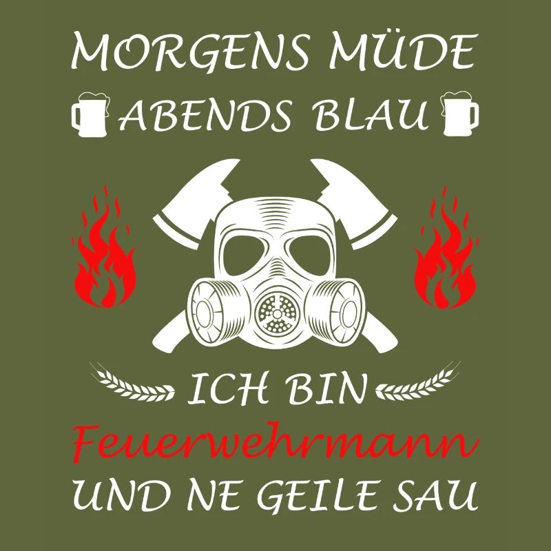 Firefighter Fire Brigade Comrade Ffw Funny