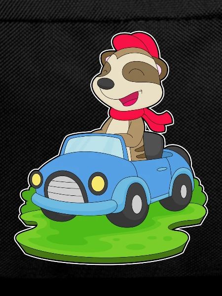 Erdmännchen Auto