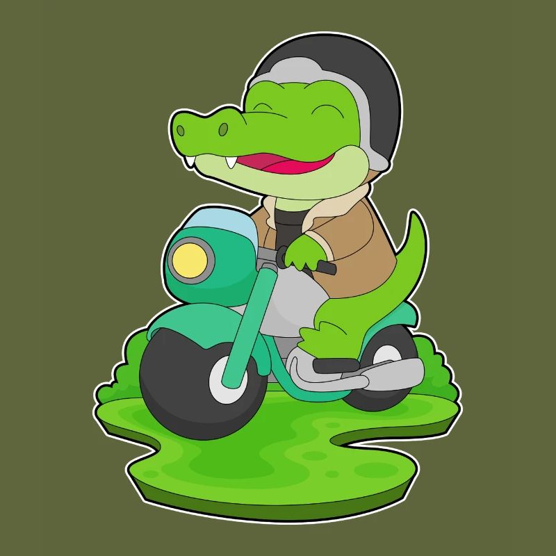 Krokodil Motorroller