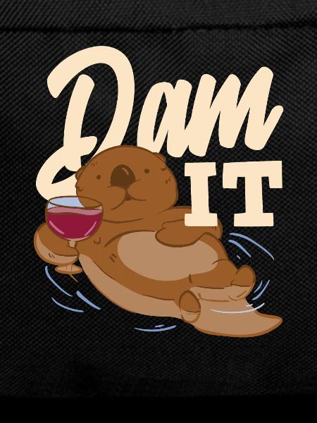Sea Otter Cartoon Dam It