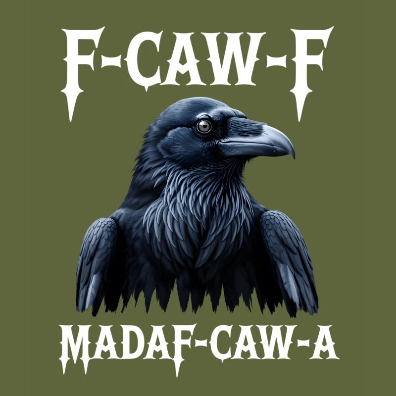 Ravens Gothic Graffiti Design