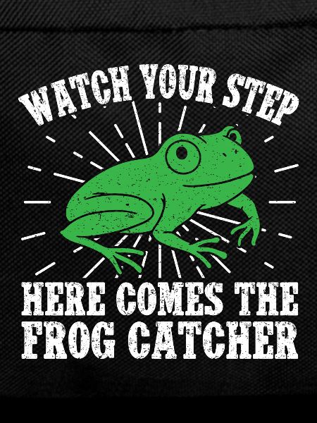Frog Catcher Watch Your Step Frog