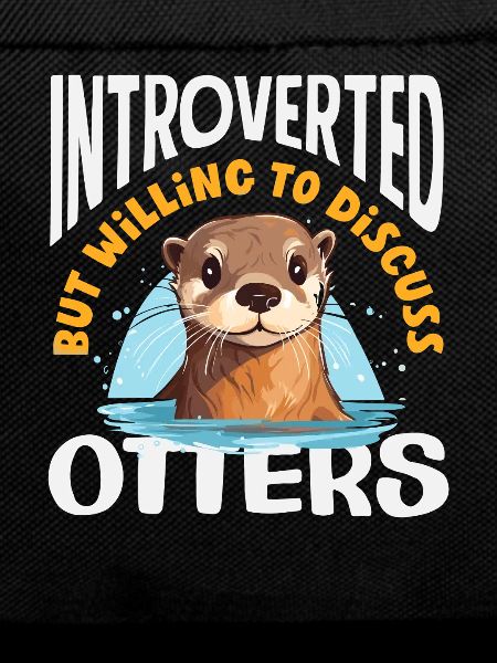 Introvert Discussing Sea Otter Cartoon