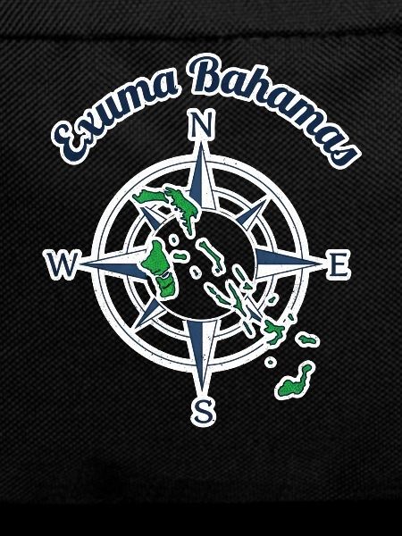 Exuma Bahamas Compass Graphic