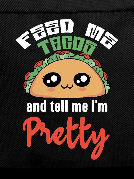 Kawaii Taco Saying Print