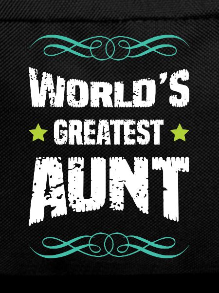 World's Best Aunt Motif