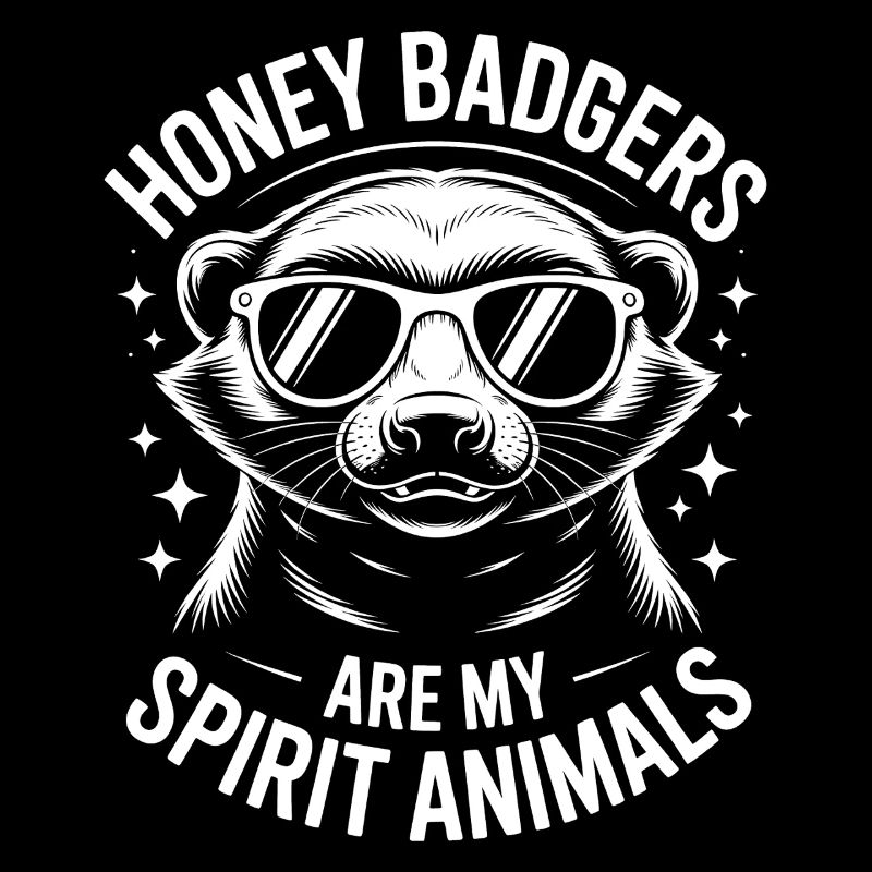 Honey Badger Saying: Funny Honey Badger Gift