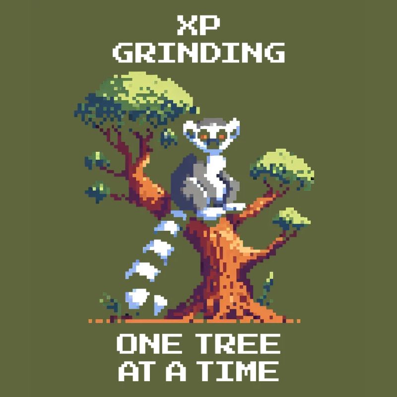 XP grinden: ein Baum nach dem anderen | Lemur