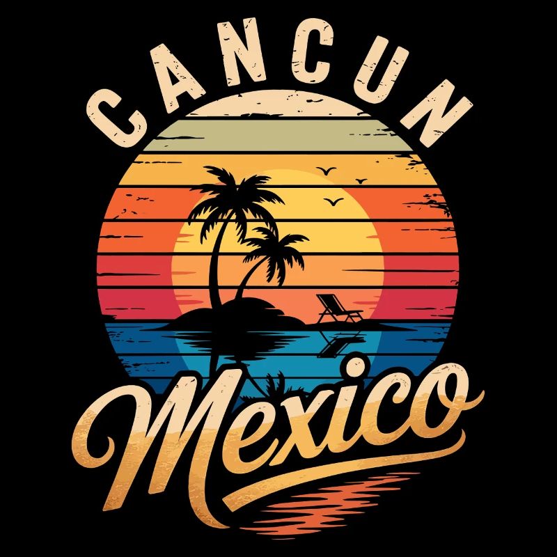 Cancun Rétro Plage Soleil