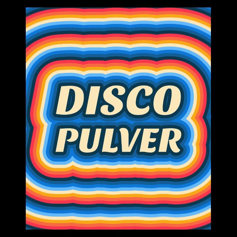 Disco Powder Logo rétro