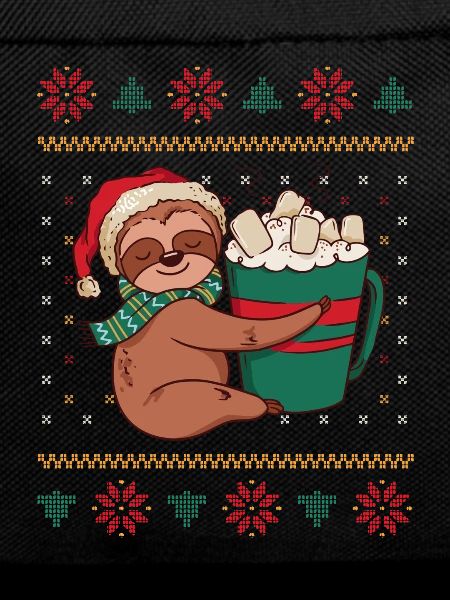 Sloth needs warm milk – Funny Christmas