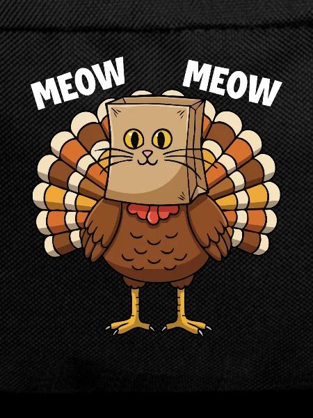 Turkey Cat Thanksgiving Fall Harvest