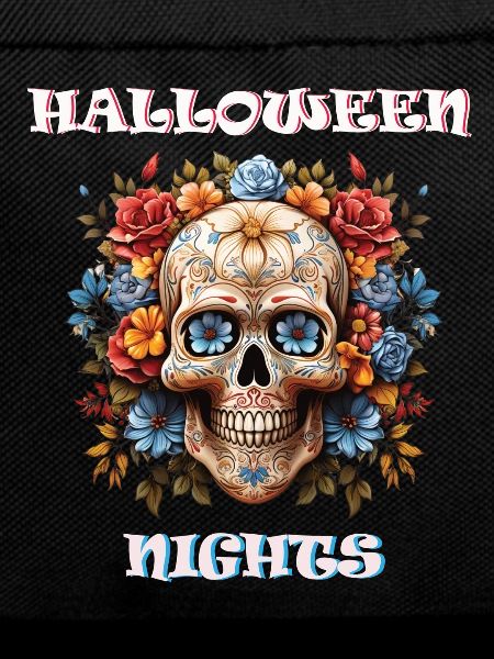 Halloween Skull Sugar Design