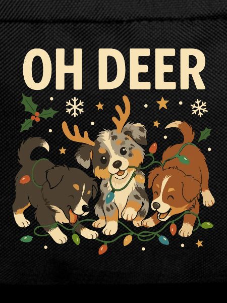 Süßes Australian Shepherd Weihnachtsdesign