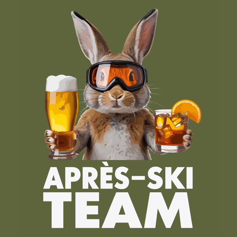 Équipe de lapins après-ski