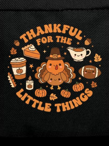Thankful Little Things Turkey Circle