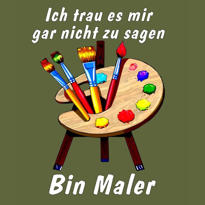 Staffelei Bin Maler