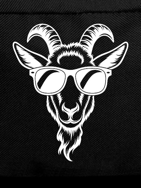 Geissbock mit Sonnenbrille