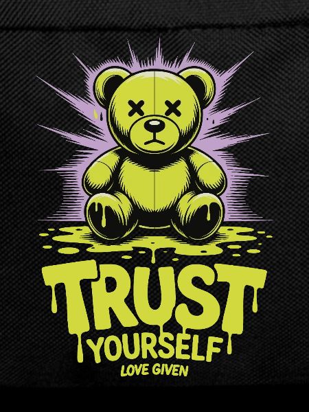 Trust Yourself - Neon Teddy Bär Bear