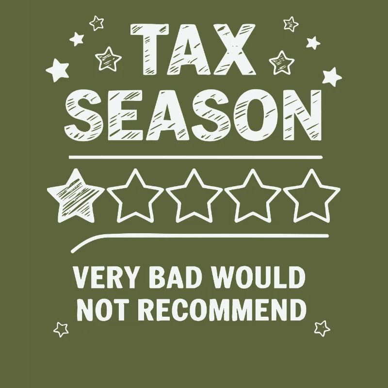 Saison des impôts - Conception de la note 1 étoile