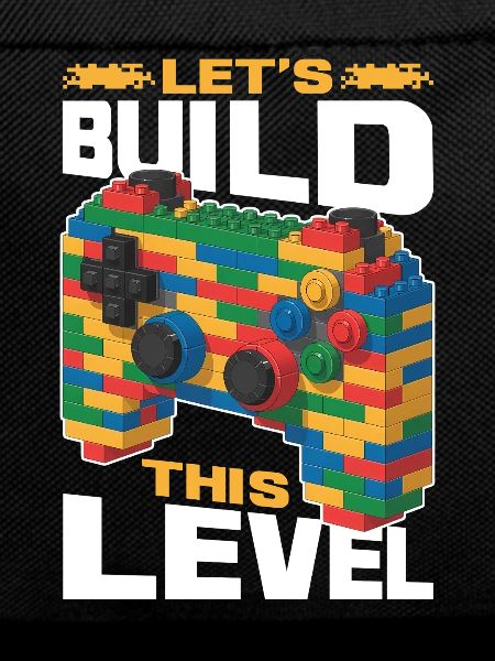 Building Blocks Gamer Gaming Brick Builder