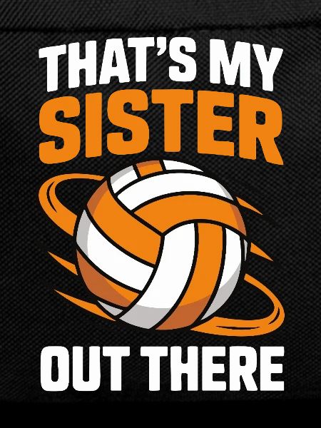 Volleyball Sister - Proud Sibling Design