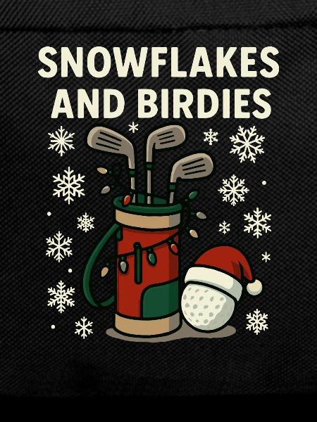 Snowflakes And Birdies Holiday Golf Fun