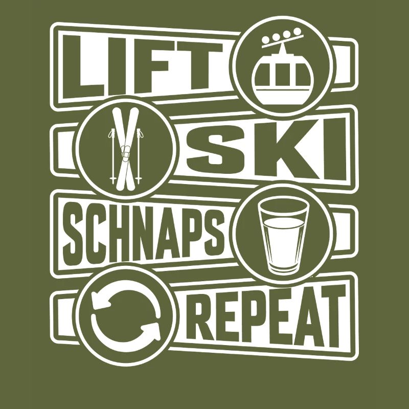 Remontée mécanique Ski Schnapps Repeat Après-ski