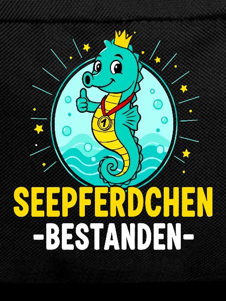 Seahorse passed swimming course child