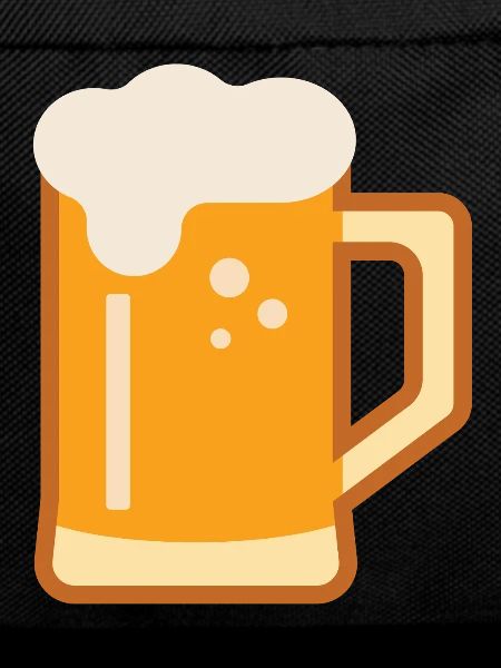 Beer Glass Illustration in Minimal Style