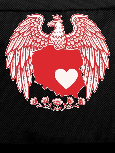 Polish Eagle Heart Map Design