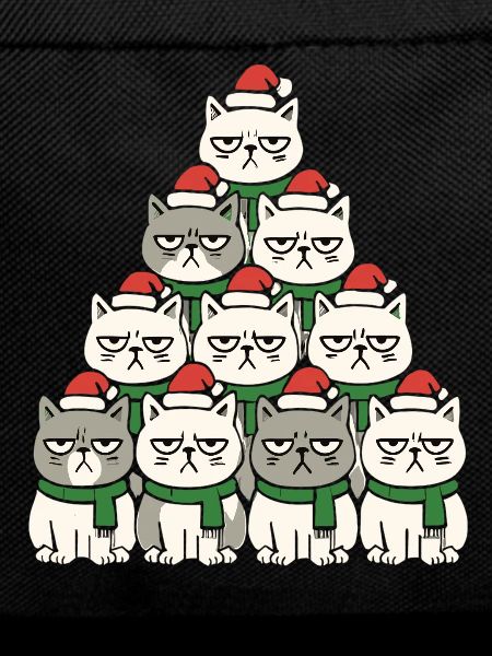  Grumpy Christmas Cats – Lustiges Katzen