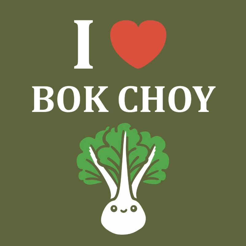 J'aime Bok Choy Tee Vert