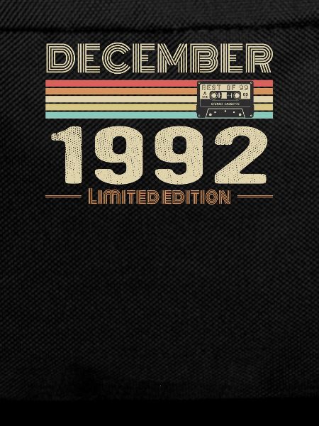 December 1992 Birthday December 1992 December
