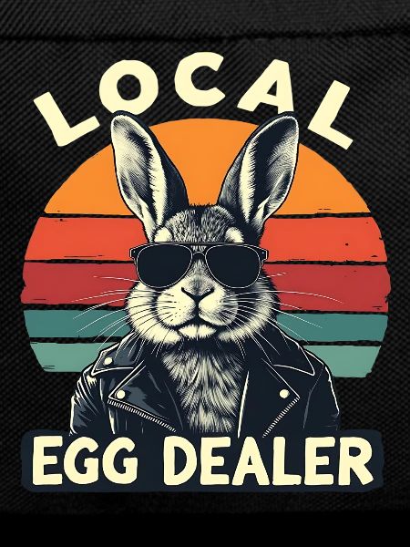 Local Egg Dealer Bunny Retro