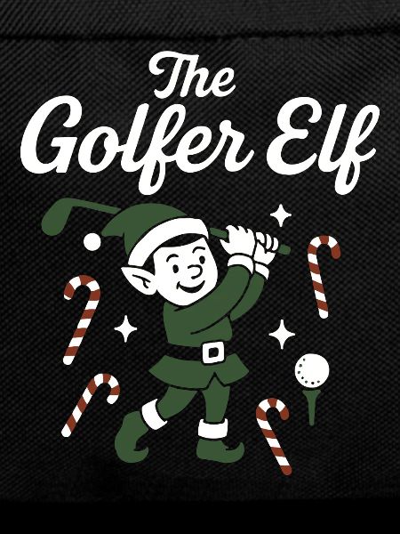 The Golfer Elf Funny Golf Christmas