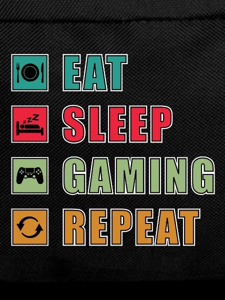 Eat Sleep Gaming Repeat Design
