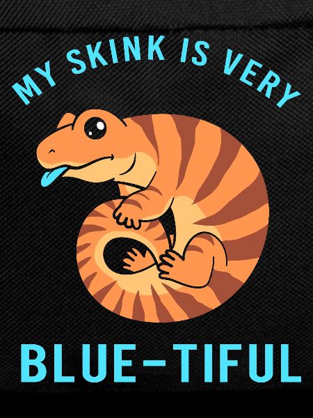 Eidechse Blau Zunge