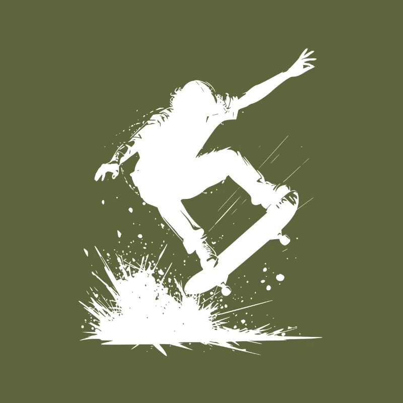 Energetisches Skateboard-Design