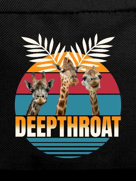 Giraffes in a Retro Sunset DEEPTHROAT