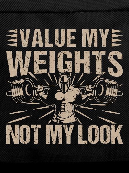 Fitness Motivation Bodybuilder Value Weights Not