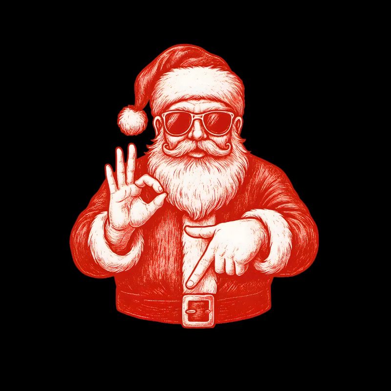Weihnachtsmann Six Seven Meme Humor