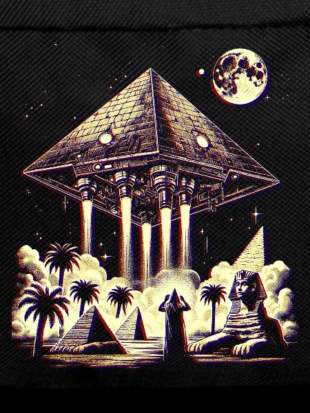 Ancient Pyramid UFO Mystery Design Shirt