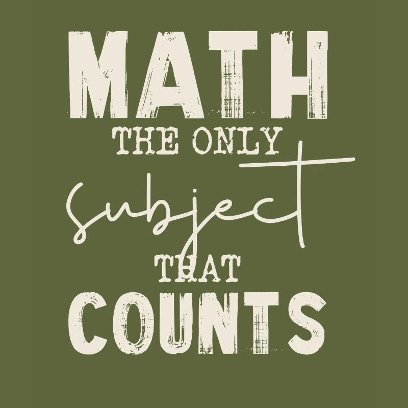 Les maths sont les seules qui comptent