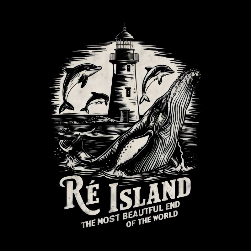 Ile de Ré Whale Lighthouse Cycling Salt Charente